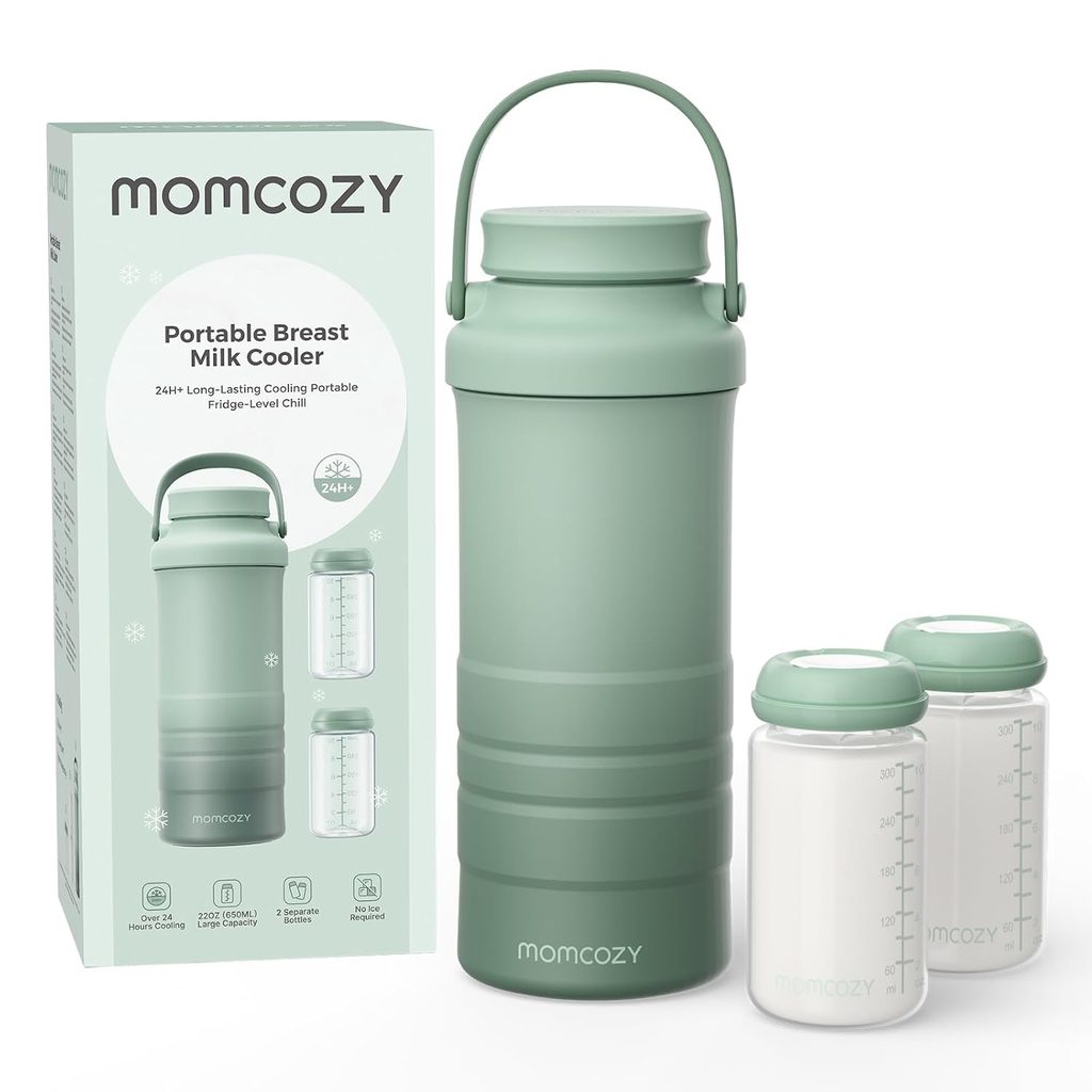 Momcozy 22oz Portable Breastmilk Cooler for 24H Outdoor,