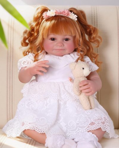 BABESIDE Lifelike Reborn Baby Dolls Dara – 20 Inch Realistic-Newborn Baby Doll Brown Hair Girl