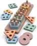 Best Baby GOPO TOYS Montessori Toys for 1+ Year Old – Wooden Shape Sorter & Stacking Puzzle
